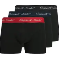 Jack & Jones Boksershorts 'JACNORREBRO' mørkeblå / rød / sort