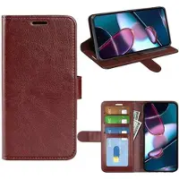 Mtp Products Motorola Edge 30 Pung med Magnetisk Lukning - Brun