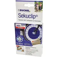 Buchel Sekuclip 60 Mm Reflekterende Klistermærker 72 Enheder