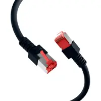EFB Elektronik RJ45 S/FTP Cat6, 30 m, Cat6, S/FTP (S-STP), RJ-45, RJ-45, Sort