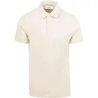 KING Essentials The James poloshirt ecru Off-white Hvid måle