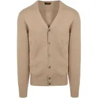 Steppin' Out Vest i Bomuld/Kashmir Kamel Brun Beige måle