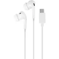 Puro PUIPHF31USBCWHI, Ledningsført, Opkald/musik, 11 g, Headset, Hvid
