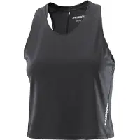 Salomon - Trail running tøj dame - Sense Aero Short Tank W Deep Black til Unisex - Størrelse L - Sort