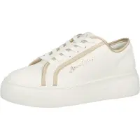 Armani Exchange A|X Armani Exchangetil kvinder. XW002804AF25158MZ128 Lifestyle træningssko i beige (38), Sort, 3-5 cm, Blonder, Casual