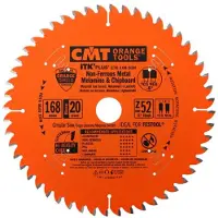 Cmt savklinge/pladesavtand (tandspidser) ITH D=168 B=20 Z=52 2/6/32 1,8/1,2