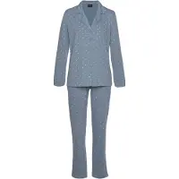 Vivance Pyjamas 'Dreams' lyseblå / hvid
