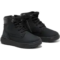 Timberland Timberlandunisex til børn. TB0A5RUM0151 Seneca Bay lædersko med snørebånd midt på læggen, sort (21), Fast, Blonder, Casual, børnetøj