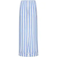 s.Oliver Pyjamasbukser blå / offwhite
