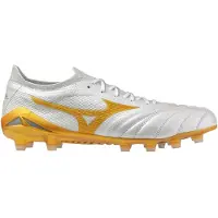 Mizuno Morelia II Elite FG - Hvid/Guld/Sølv - Græs (FG), størrelse 44