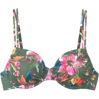 LASCANA Bikinioverdel oliven / orange / pink