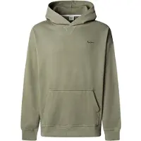 Pepe Jeans Pepe Jeanstil mænd. PM5800155 Sweatshirt Geo Small Logo grøn (M), Casual, Bomuld