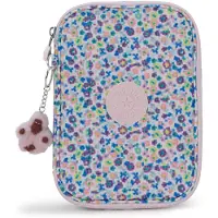 Kipling Taske '100 Pens' blå / mørkegrøn / lilla / lyserød