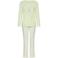 LASCANA Pyjamas kit / grøn / pastelgrøn / lavendel