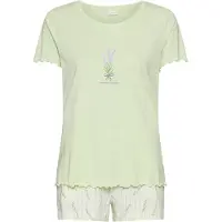 LASCANA Shorty lysebeige / grøn / pastelgrøn / lavendel