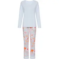s.Oliver Pyjamas himmelblå / orange / pink / hvid