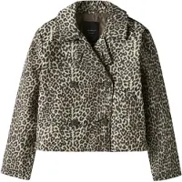 Name it Frakke 'NKFMadelin' beige / brun / sort