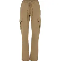 Urban Classics Twill Cargobukser Med Høj Talje