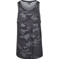 Urban Classics Bluser & t-shirts 'Camo Mesh' grå / mørkegrå / sort