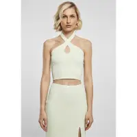Urban Classics Rib Knit Crossed Neckholder Ærmeløs Top