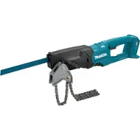 Makita JR003GZ Reciprocating saw XGT, 26mm pjūklelio eiga su grandininu kreipiamuoju laikikliu bešepetėlinis variklis, Z versija - komplektuojamas be akumuliatoriaus ir kroviklio