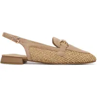 Caprice Ballerina, brown, made of Leather and synthetic with Trapeze heel, Size 37