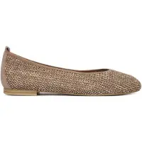 Caprice Ballerina, brown, made of Leather and synthetic with Block heel, Size 42