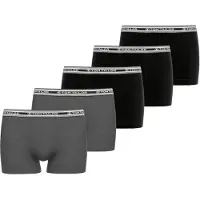 Tom Tailor Boksershorts mørkegrå / sort