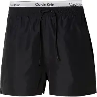 Calvin Klein Swimwear Badeshorts 'Essentials' sort / hvid