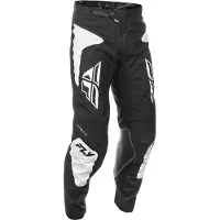 FLY Racing Kinetic Sym Pants - Black/White 378-43132