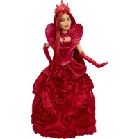 Mattel Disney Descendants: The Rise of Red Queen of Hearts Fashion Doll med filminspireret Royal Gown & Accessories inkluderer dukkestand