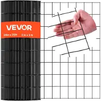 Vevor Hardware-dug 61 cm x 7,62 m, 2 x 3 tommer mesh 16 gauge galvaniseret trådnetrulle, vejrbestandigt vinylbelagt hønsenethegn, kraftigt svejset haveplantehegn til kaninbur og slanger