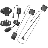 Interphone HD audiokit med fladt mikrofon til Tour, Active, Connect