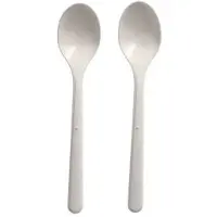 Papstar 96434, Engangssuppeske, Polypropylen, Hvid, 130 mm, Polybag, 50 stk