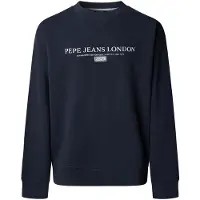 Pepe Jeans Pepe Jeanstil mænd. PM5800144 Sweatshirt Sommer navy (L), Casual, Bomuld, Blå