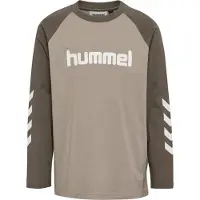 Hummel Funktionsskjorte brun / lysebrun / hvid