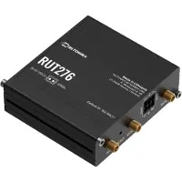 Teltonika RUT276 - Trådløs router - WWAN 5G - 5G, 4G - DIN monterbar på skinne, væg-monterbar, overflademonterbar