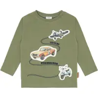 Hust & Claire Shirts 'Anton Retro Road' mørkeblå / oliven / lyseorange / hvid