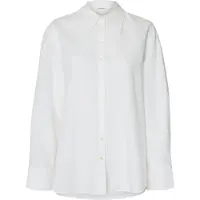 Selected Cleo Oversize Linen Blend Skjorte Med Lange ærmer