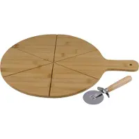 Alpina sport Alpina pizzaserveringssæt: bord 34 cm + kniv
