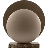Globen Lighting Orbit bordlampe Mocha, brun marmor