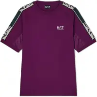 EA7 EA7til mænd. 7M001395_AF16724 Graphic Series T-shirt lyserød (S), Casual, Pink, Syntetisk, Korte ærmer
