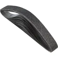 Vevor Slibebånd, 50 mm x 1066 mm båndslibere, 6 stk. (hver med 36 40 60 80 100 120 assorterede korn) Siliciumkarbid til knivslibning, metalbearbejdning, kompositmaterialer, plastbehandling