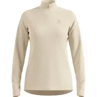 Odlo - Fleece dame - Mid Layer Half Zip Essentials Light W Agate Gray til UnisexUld - Størrelse M - Grå