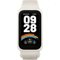 Xiaomi Smart Band 9 Active - Aktivitetssporer med rem - TPU - håndledsstørrelse: 135-215 mm - display 1.47 - Bluetooth - 16.5 g - beigehvid