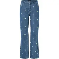 Pieces Pcflora Hw Straight Fit Jeans