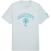 Puma Manchester City ftblCulture Tee Men, Football, Sea Glass/Tropical Blue, 3XL