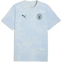 Puma Manchester City ftblCulture Printed Tee Men, Football, Sea Glass/Tropical Blue, XXL