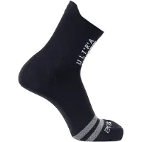 Salomon - Trail running tøj - Socks S/Lab Ultra Crew Black Vanilla Ice Sa til UnisexSilikone - Størrelse 45-47 - Sort
