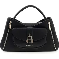 GUESS Skuldertaske 'Sac Bandoulière Cordelia Logo Luxury Black' sort